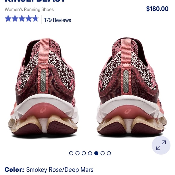 ASICS Gel Kinsei Blast Smokey Rose/Deep Mars - Picture 3 of 12